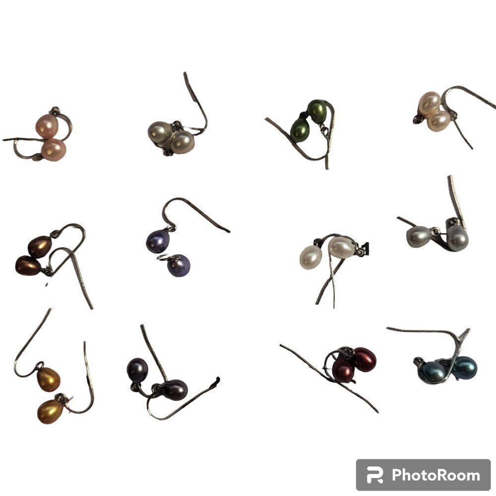 Freshwater Pearl Drop Earrings You pick a color